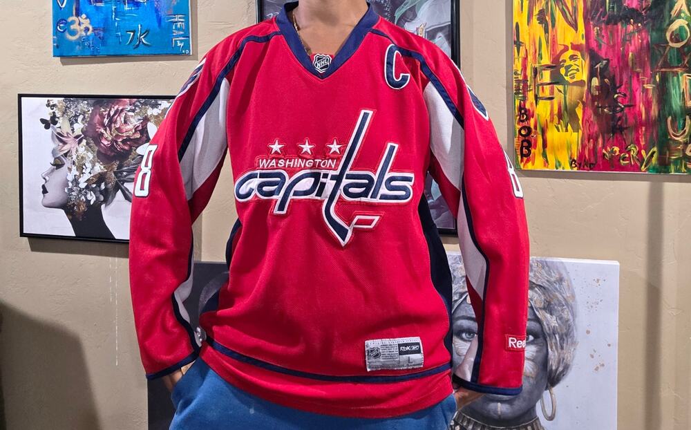 Y2K Reebok NHL Washington Capitals Alex Ovechkin Vintage Hockey Jersey 50 Large
